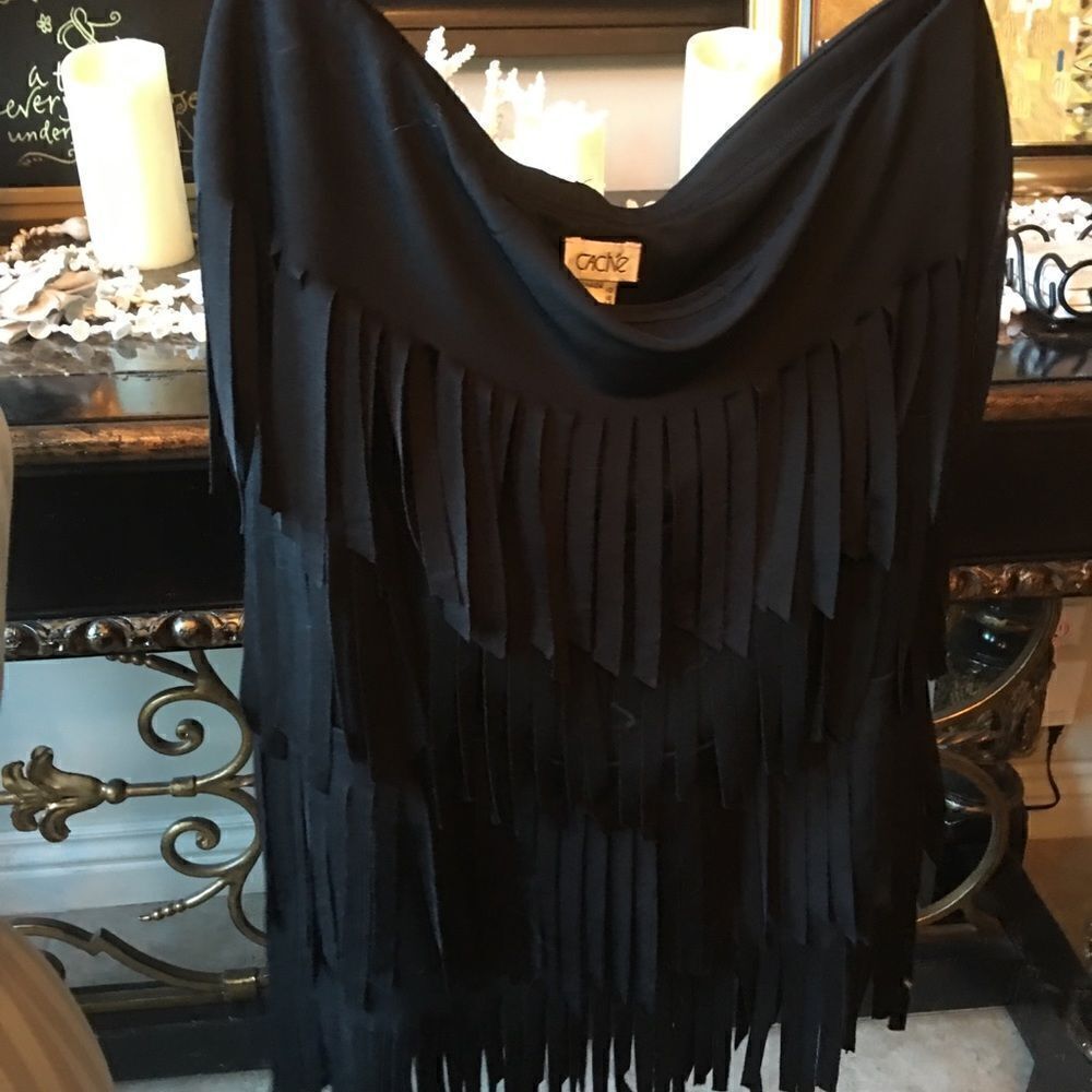 🎃- Cache Fringe Skirt - Picture 6 of 8